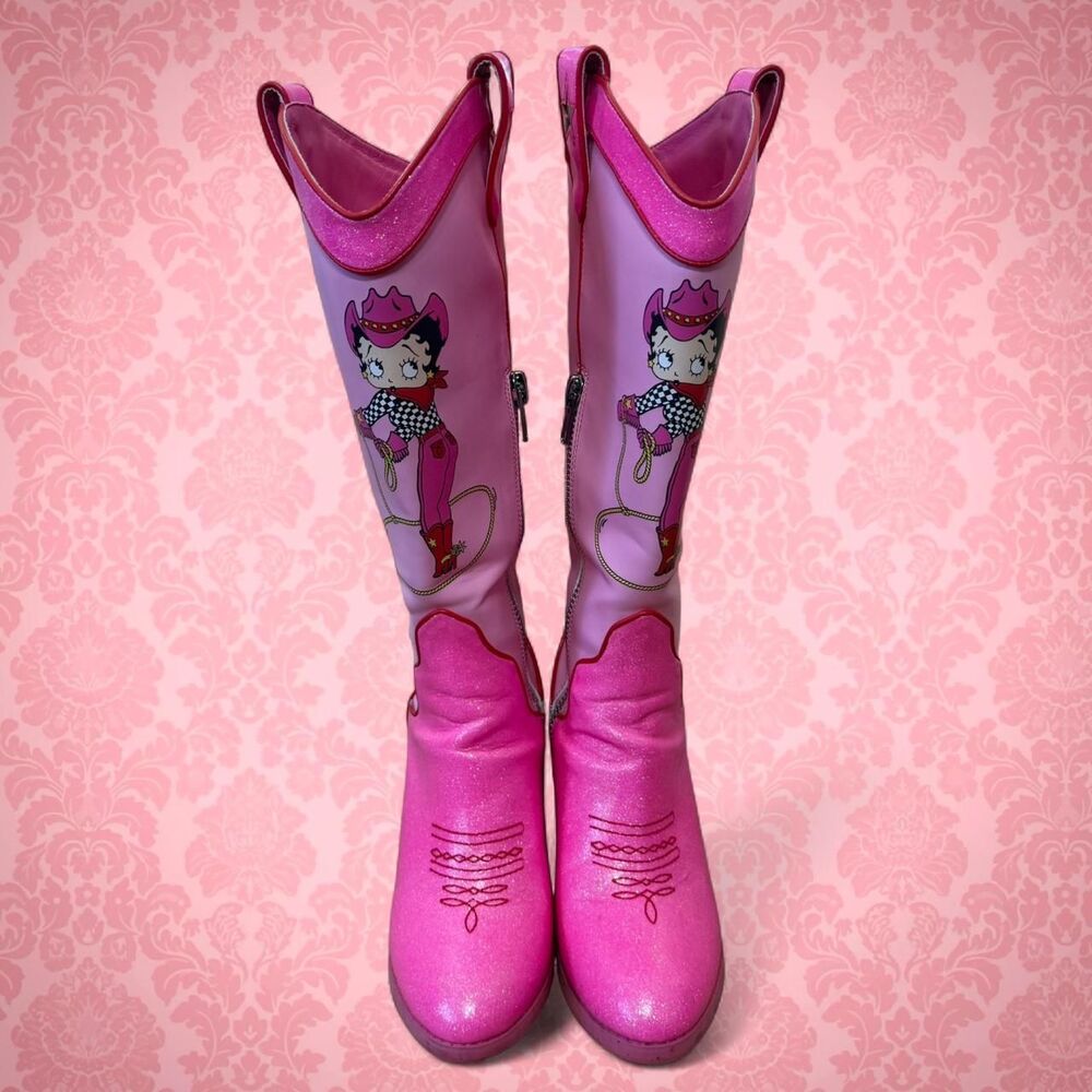 Dolls-kill Women's Pink and Red Boots